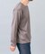『マシンウォッシャブル』ハイクオリティウールロングスリーブTシャツ