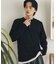 フェイクレイヤードヘンリーネックロングTシャツ
