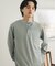 フェイクレイヤードヘンリーネックロングTシャツ