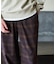 『別注』PENDLETON×DOORS　PLAID EASY PANTS