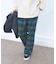 『別注』PENDLETON×DOORS　PLAID EASY PANTS