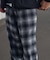 『別注』PENDLETON×DOORS　PLAID EASY PANTS