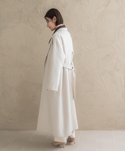 chay【新品】Nobleリバーコートホワイト36 ロイヤルジーロンチェスターリバーコート｜アーバンリサーチの通販