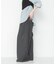 『UR TECH SMOOTHLUXE』ウール混タックギャザーストレートパンツ