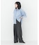 『UR TECH SMOOTHLUXE』ウール混タックギャザーストレートパンツ