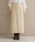 フロントジップストレッチタイトスカート