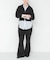 『別注』THOUSAND MILE×URBAN RESEARCH　KNIT FLEECE FLARE PANTS