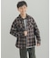 『150サイズあり』ネルチェックオーバーサイズシャツ(KIDS)