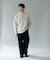『WEB限定』ウール混もちもちヘンリーネックニット