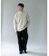 『WEB限定』ウール混もちもちヘンリーネックニット