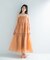 MARILYN MOON　SHEER TIERED DRESS