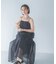 MARILYN MOON　SHEER TIERED DRESS