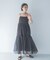 MARILYN MOON　SHEER TIERED DRESS