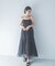 MARILYN MOON　SHEER TIERED DRESS