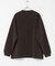 コーデュロイタッチクルーネックロングスリーブ Tシャツ