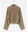 クロップドギャザーシャーリングシャツ