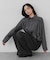 クロップドギャザーシャーリングシャツ