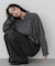クロップドギャザーシャーリングシャツ