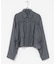 クロップドギャザーシャーリングシャツ