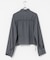 クロップドギャザーシャーリングシャツ