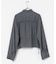 クロップドギャザーシャーリングシャツ