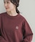 GrowOrganic 刺しゅうロングスリーブTシャツ