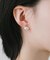 ニュアンスハートパールピアス