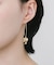 ニュアンスペタルミニパールフックピアス