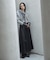 new basic　CLEAN VOLUME SKIRT