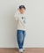 『別注』Champion×DOORS　アニマルプリント SWEATSHIRTS(KIDS)