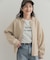 『一部WEB限定カラー』ニットZIPブルゾン