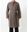 WOOL STAND COLLAR COAT
