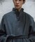 WOOL STAND COLLAR COAT