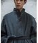 WOOL STAND COLLAR COAT
