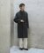 WOOL STAND COLLAR COAT