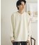 ワッフルヘンリーネックロングTシャツ