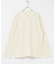 ワッフルヘンリーネックロングTシャツ