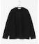 ワッフルヘンリーネックロングTシャツ