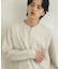 ワッフルヘンリーネックロングTシャツ