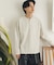 ワッフルヘンリーネックロングTシャツ
