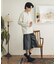 ワッフルヘンリーネックロングTシャツ