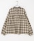 フリルネックチェックブラウス 26AW