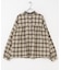 フリルネックチェックブラウス 26AW