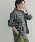 フリルネックチェックブラウス 26AW