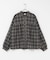 フリルネックチェックブラウス 26AW