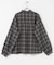 フリルネックチェックブラウス 26AW