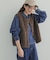 デニム切替ショート丈シャツ 26AW