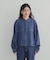 デニム切替ショート丈シャツ 26AW