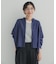 デニム切替ショート丈シャツ 26AW