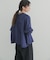 デニム切替ショート丈シャツ 26AW